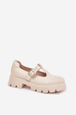 Półbuty Model Venda 1-701 Beige - Step in style
