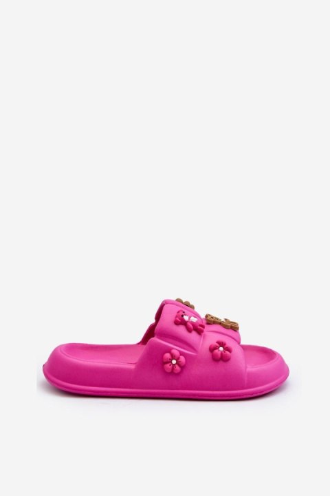 Sandał Klapki Model Cambrina BG160 Fuksja - Step in style Sandał Klapki Model Cambrina BG160 Fuksja - Step in style