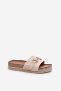 Sandał Klapki Model Morisela M538 Beige - Step in style