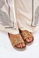 Sandał Klapki Model Morisela M538 Camel - Step in style