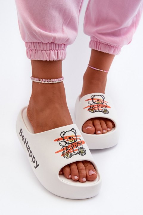 Sandał Klapki Model Serefina BG175 White - Step in style Sandał Klapki Model Serefina BG175 White - Step in style