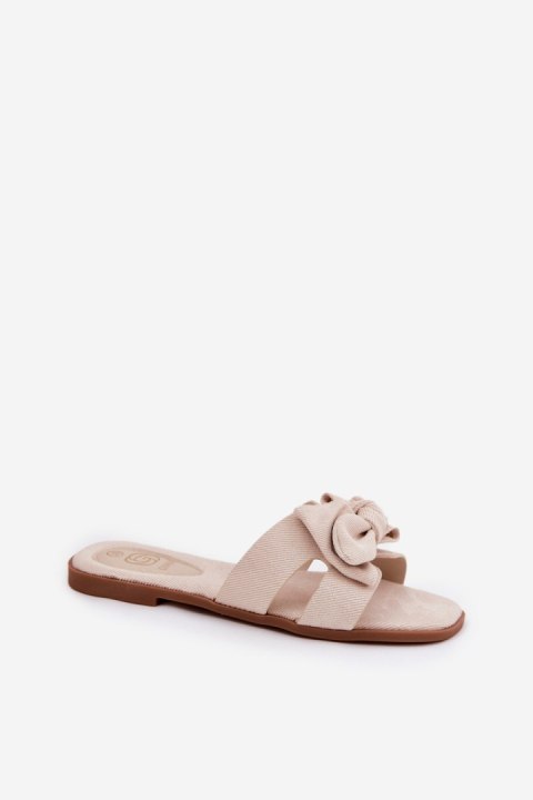 Sandał Klapki Model Tobin LX9614 Beige - Step in style Sandał Klapki Model Tobin LX9614 Beige - Step in style