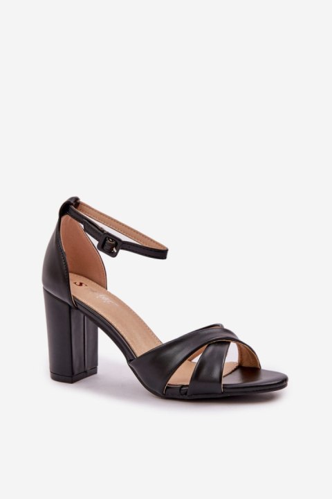Sandały Model Lanaria M525 Black - Step in style Sandały Model Lanaria M525 Black - Step in style