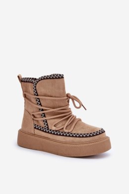 Śniegowce Model Naleris MD1094-8 Brown - Step in style