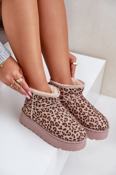 Śniegowce Model Xamella 20216-4K Brown Leopard - Step in style Śniegowce Model Xamella 20216-4K Brown Leopard - Step in style