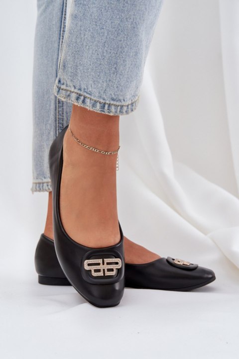 Baleriny Model Ainoria ZA58P Black - Step in style Baleriny Model Ainoria ZA58P Black - Step in style