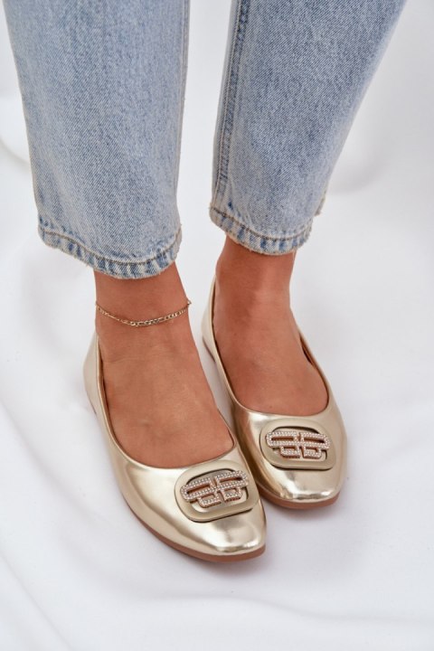Baleriny Model Ainoria ZA58P Gold - Step in style