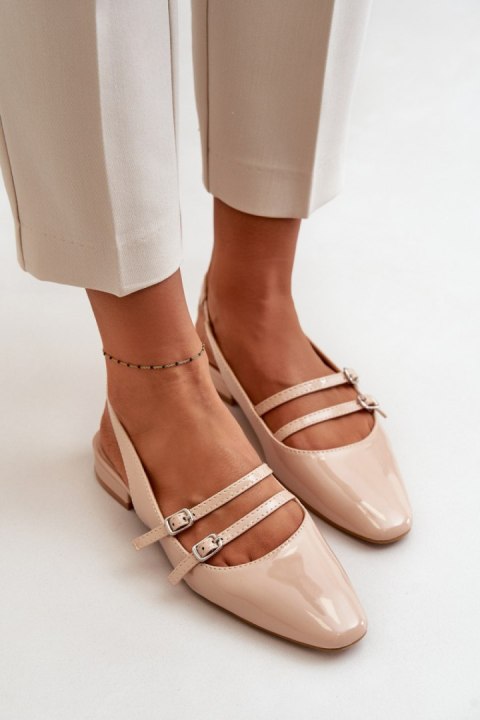 Baleriny Model Bialettia YK-05 Beige - Step in style Baleriny Model Bialettia YK-05 Beige - Step in style