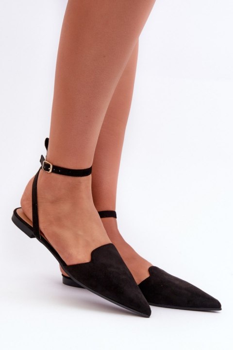 Baleriny Model Ellesara JH265 Black - Step in style Baleriny Model Ellesara JH265 Black - Step in style