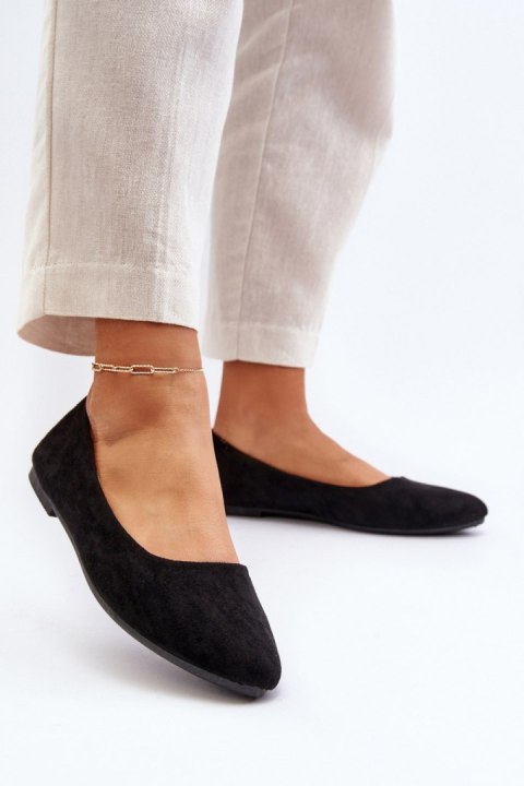 Baleriny Model Kommia 24BL02-7640 Black - Step in style Baleriny Model Kommia 24BL02-7640 Black - Step in style