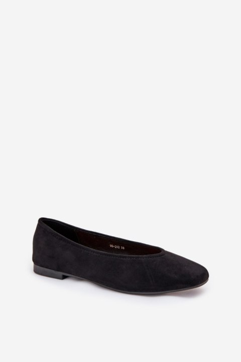 Baleriny Model Osallin QQ-202 Black - Step in style Baleriny Model Osallin QQ-202 Black - Step in style
