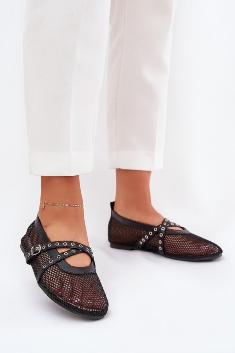 Baleriny Model Salliroe P-1416 Black - Step in style Baleriny Model Salliroe P-1416 Black - Step in style