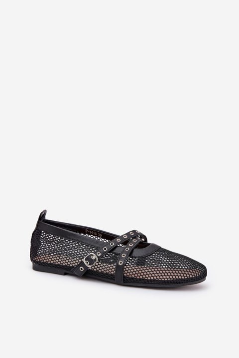 Baleriny Model Salliroe P-1416 Black - Step in style Baleriny Model Salliroe P-1416 Black - Step in style