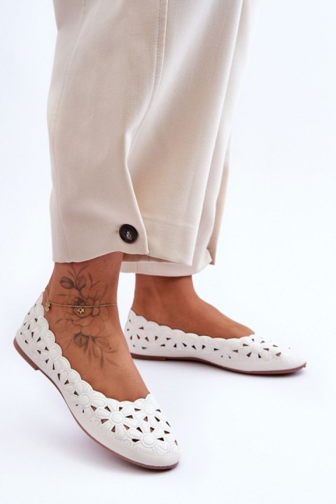 Baleriny Model Visionary 22BL26-4870 White - Step in style Baleriny Model Visionary 22BL26-4870 White - Step in style
