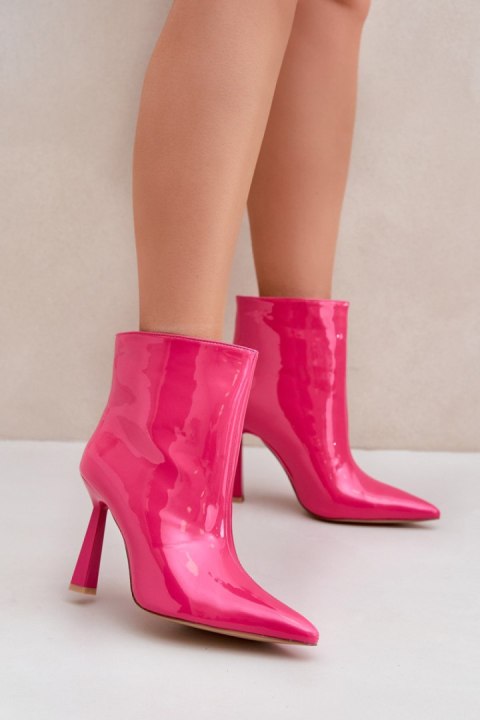 Botki Model Seliri C-288 Fuksja - Step in style Botki Model Seliri C-288 Fuksja - Step in style