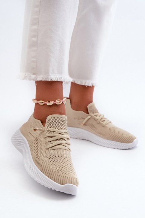 Buty Sportowe Model Jagelia 24SP02-7047 Beige - Step in style Buty Sportowe Model Jagelia 24SP02-7047 Beige - Step in style