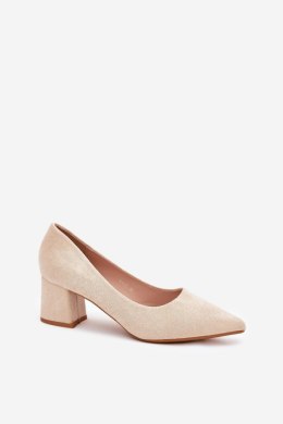 Czółenka Model Merinette KJ-10 Beige - Step in style