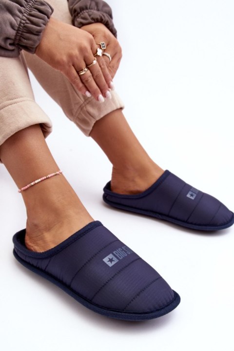 Kapcie Model Big Star KK274601 Navy - Step in style Kapcie Model Big Star KK274601 Navy - Step in style