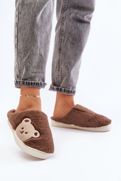 Kapcie Model Fiorinella 24PA98-7540 Brown - Step in style Kapcie Model Fiorinella 24PA98-7540 Brown - Step in style