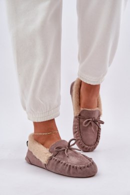 Kapcie Model Kleogoria MD1037-7 Dark Beige - Step in style
