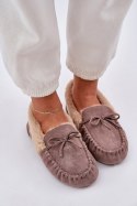 Kapcie Model Kleogoria MD1037-7 Dark Beige - Step in style