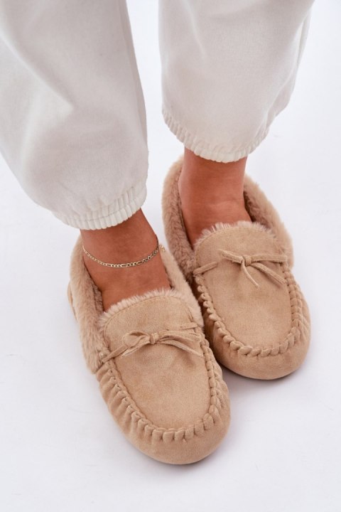 Kapcie Model Kleogoria MD1037-9 Beige - Step in style Kapcie Model Kleogoria MD1037-9 Beige - Step in style