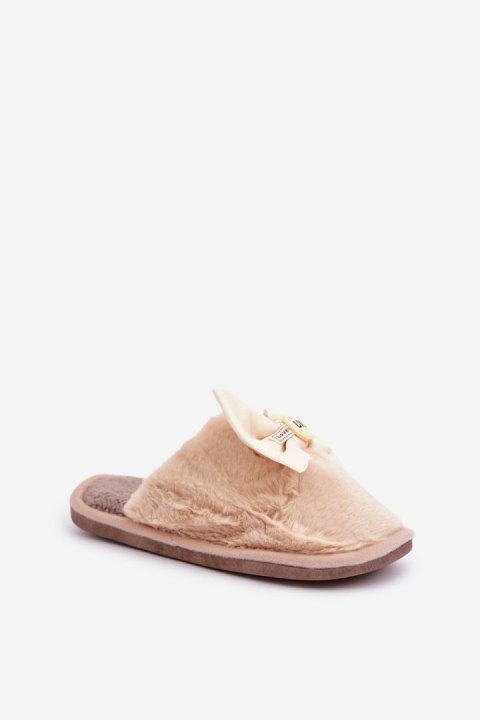 Kapcie Model Olfedi FA-133 Beige - Step in style Kapcie Model Olfedi FA-133 Beige - Step in style