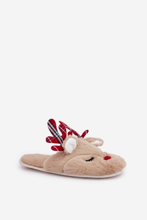 Kapcie Model Sylaia YL-101 Beige - Step in style Kapcie Model Sylaia YL-101 Beige - Step in style