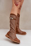 Kozaki Model Asgerda MP302-11 Brown - Step in style