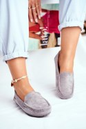 Mokasyny Model Morreno 20PB26-2190 Grey - Step in style