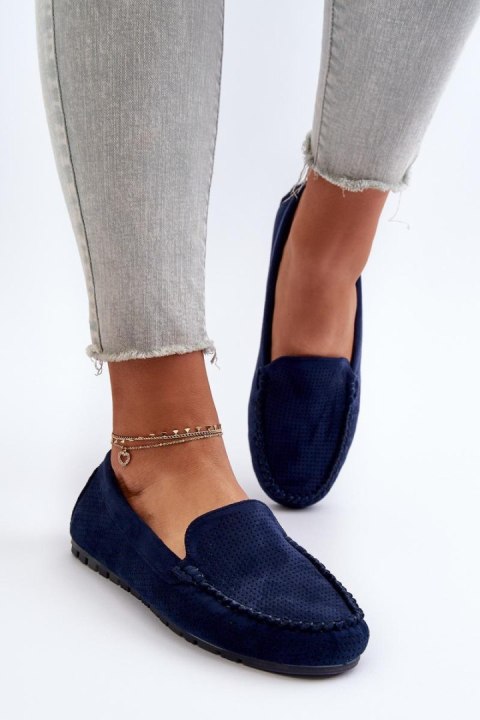 Mokasyny Model Ranica 24PB02-7669 Navy - Step in style Mokasyny Model Ranica 24PB02-7669 Navy - Step in style