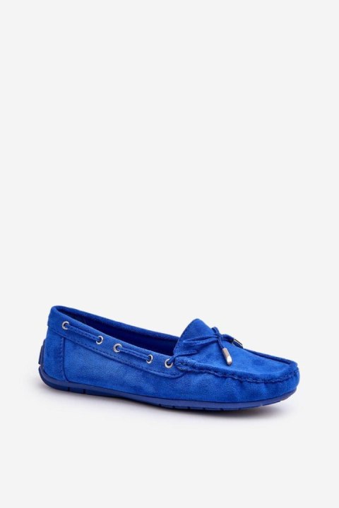 Mokasyny Model Si Passione FT246 Blue - Step in style Mokasyny Model Si Passione FT246 Blue - Step in style