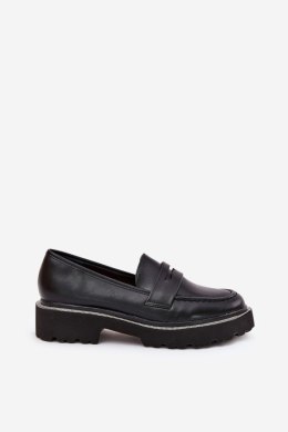 Mokasyny Model Wilamla 100-368 Black Skóra - Step in style