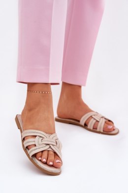Sandał Klapki Model Acimine 0739-CLA-1 Beige - Step in style