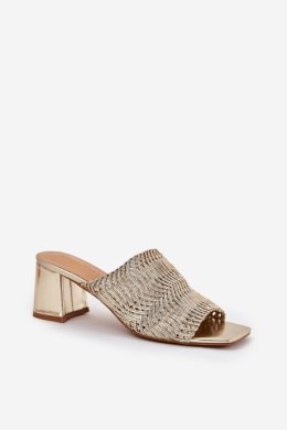 Sandał Klapki Model Ciariloria FY35-6 Gold - Step in style