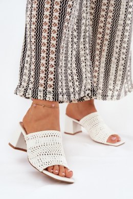 Sandał Klapki Model Ciariloria FY35-6 White - Step in style