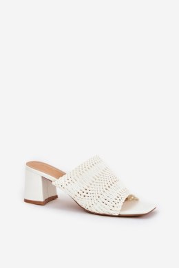 Sandał Klapki Model Ciariloria FY35-6 White - Step in style