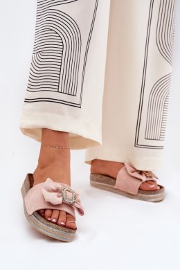 Sandał Klapki Model Lenela M535 Pink - Step in style