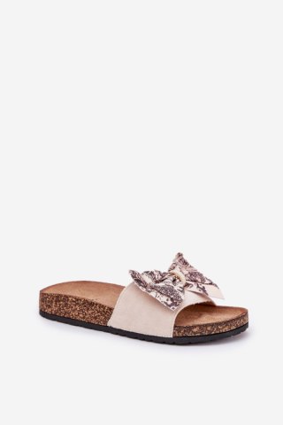 Sandał Klapki Model Lisandrea 1147 Beige - Step in style
