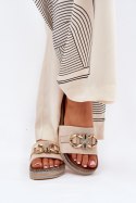 Sandał Klapki Model Rilirea M339 Beige - Step in style