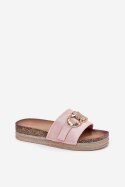 Sandał Klapki Model Rilirea M339 Pink - Step in style