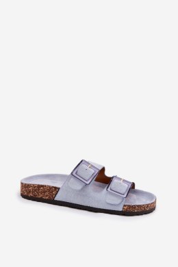 Sandał Klapki Model Sercele THS-141 Blue - Step in style
