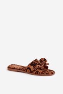 Sandał Klapki Model Tobin LX9614 Brown Panterka - Step in style