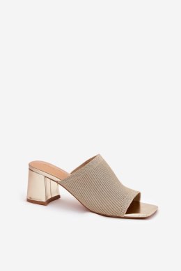Sandał Klapki Model Wenilan FY35-1 Gold - Step in style