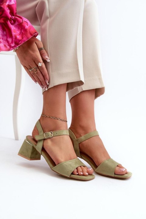 Sandały Model Leisha LT33-10 Green - Step in style Sandały Model Leisha LT33-10 Green - Step in style