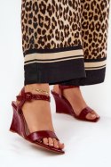 Sandały Model Vliraya BD120 Bordo - Step in style