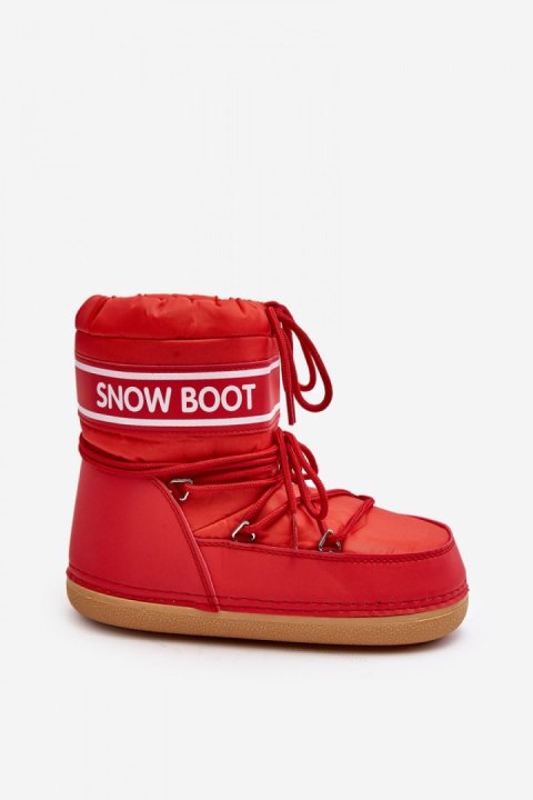Śniegowce Model Soia NB619 Red - Step in style Śniegowce Model Soia NB619 Red - Step in style