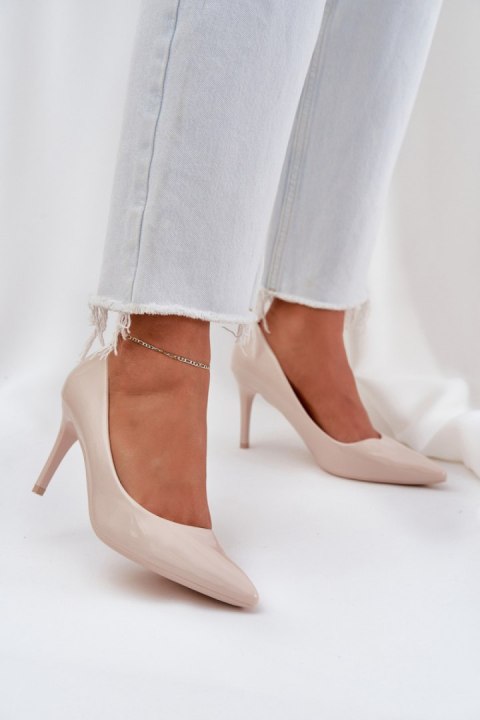 Szpilki Model Laniffia OC101P Beige - Step in style