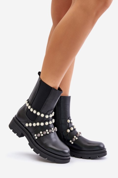 Sztyblety Model Sintitia U9AX58090-1 Black - Step in style Sztyblety Model Sintitia U9AX58090-1 Black - Step in style