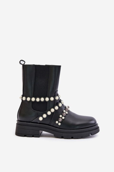 Sztyblety Model Sintitia U9AX58090-1 Black - Step in style Sztyblety Model Sintitia U9AX58090-1 Black - Step in style